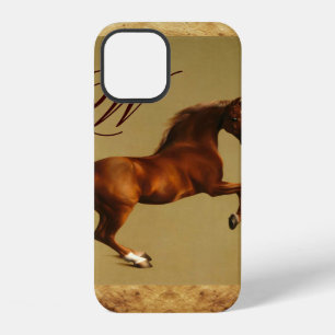 RED HORSE Parchment Monogram iPhone Case