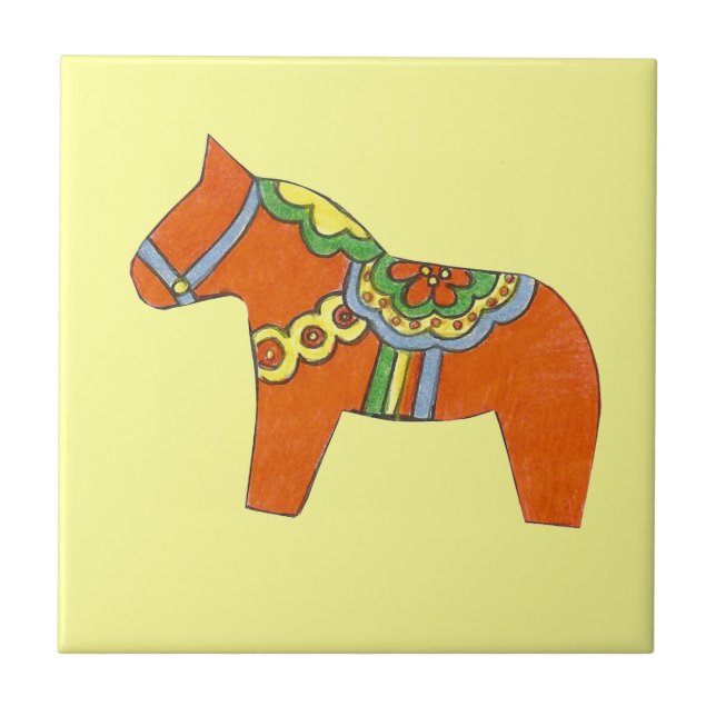 Red Horse Tile (Front)