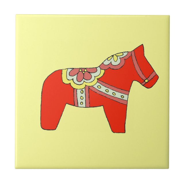 Red Horse Tile (Front)