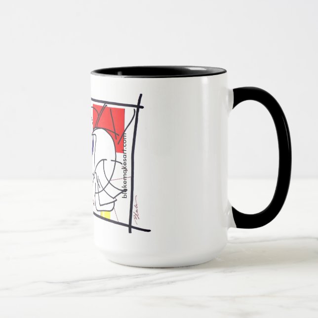 Red Horseman Mug (Right)
