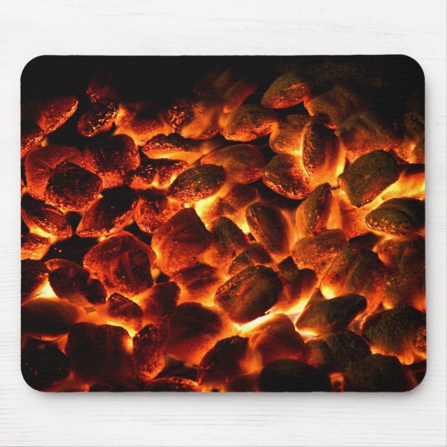 Red Hot Burning Coals Mouse Pad (Front)