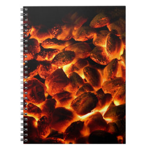 Red Hot Burning Coals Notebook