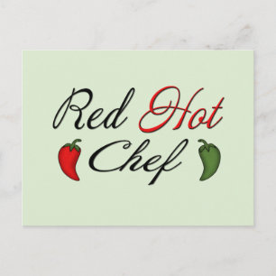 Red Hot Chef Postcard