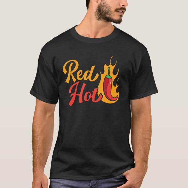 Red Hot Chilli Flavour Spicy Food   Chipotle Squad T-Shirt (Front)