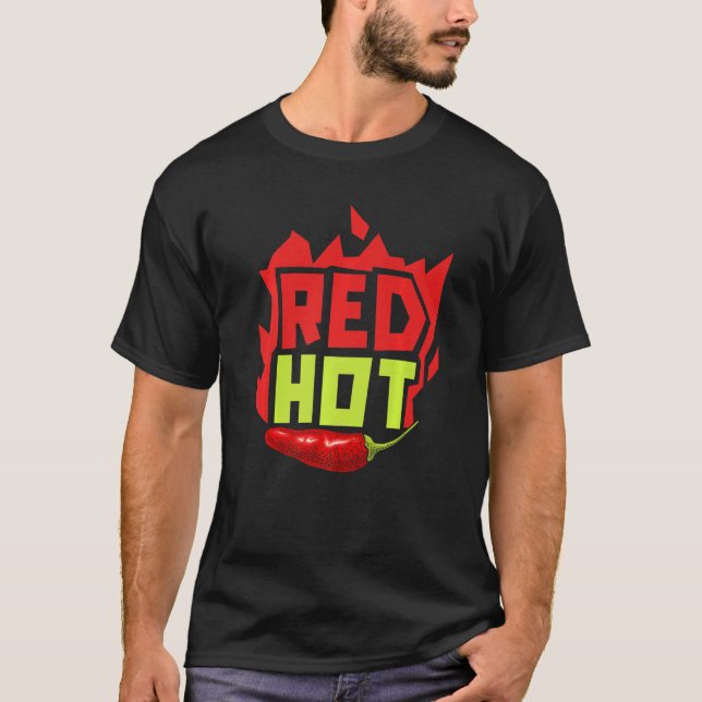 Red Hot Chilli Flavour Spicy Food  Chipotle Squad T-Shirt (Front)