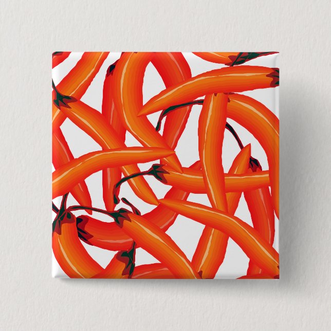 Red Hot Chilli Peppers 15 Cm Square Badge (Front)