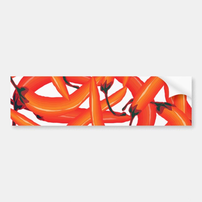 Red Hot Chilli Peppers Bumper Sticker (Front)