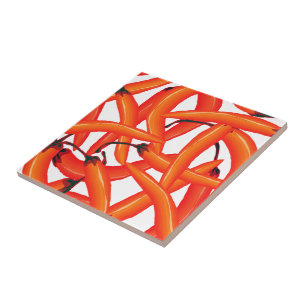 Red Hot Chilli Peppers Ceramic Tile