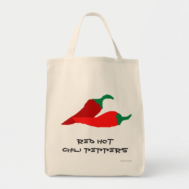 Red Hot Chilli Peppers Grocery Bag (Front)