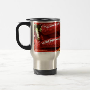 Red hot chilli peppers travel mug
