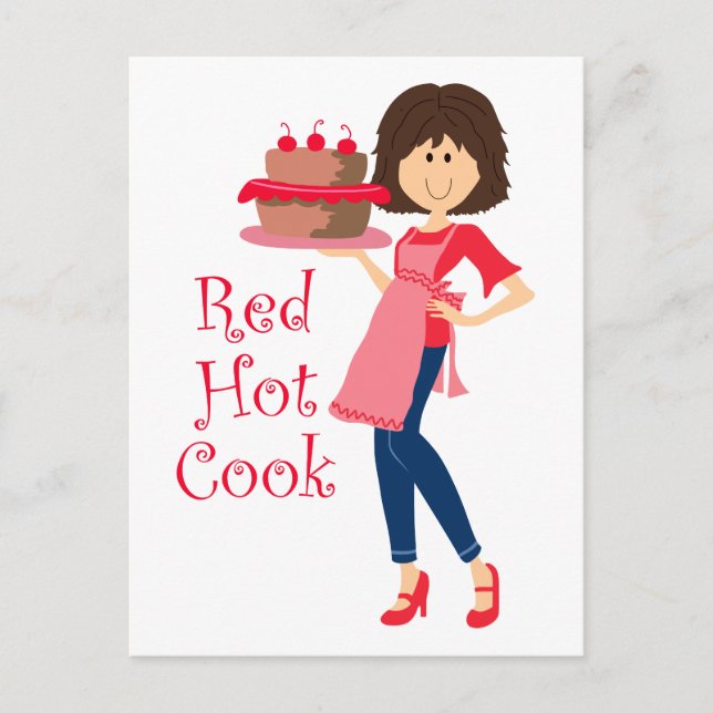 Red Hot Cook Postcard (Front)