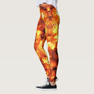 Red Hot Fire Leggings