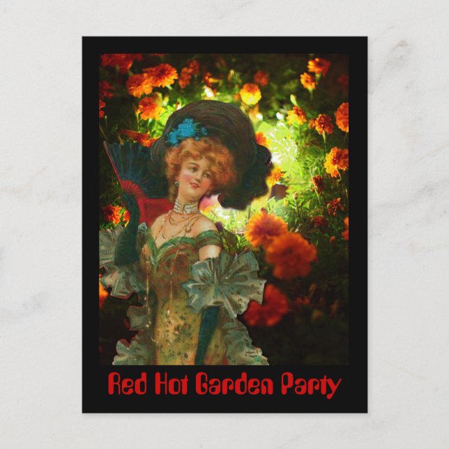Red Hot Garden Party Postcard (Front)