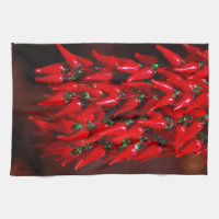 Red Hot Hanging Chilli Peppers Image Design