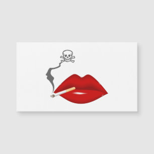 Red Hot Lips Cigarette Skull Smoke