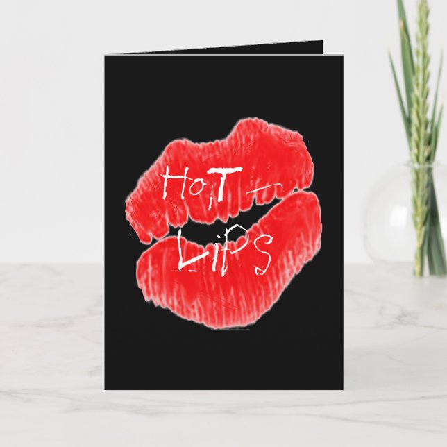 Red Hot Lips III Invitation (Front)
