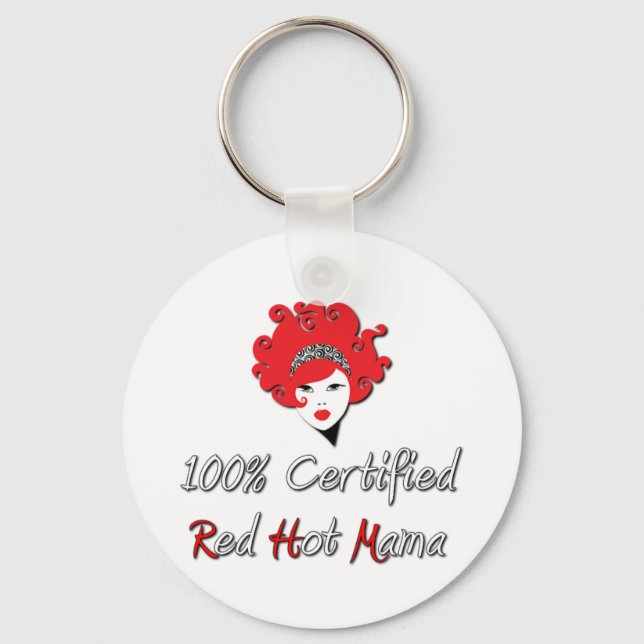 Red Hot Mama Key Ring (Front)