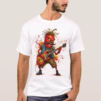 Red Hot Mr Chilli Rockstar  T-Shirt