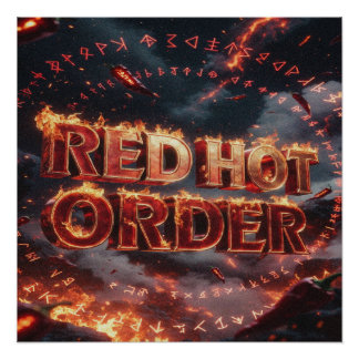 Red Hot Order Poster