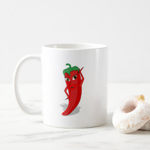 Red Hot Pepper Diva Coffee Mug