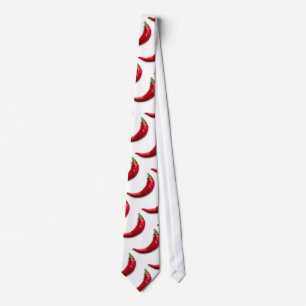 Red hot pepper tie