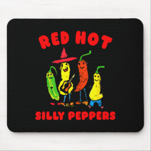 Red Hot Silly Peppers, Funny Mouse Pad