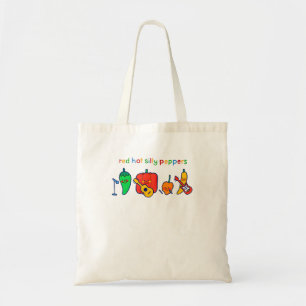 Red Hot Silly Peppers Tote Bag
