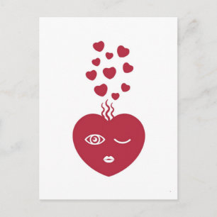 Red Hot Valentine Postcard © 2012 M. Martz