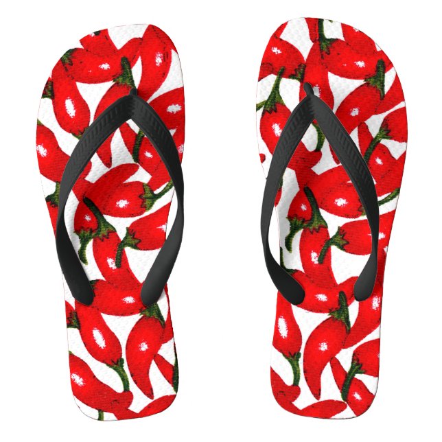 Red Hottt Chilli  Thongs (Footbed)