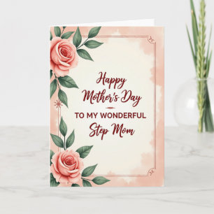 Red Hue Mothers Love Card