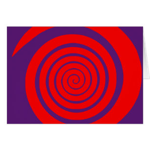 red hypnotic spiral image