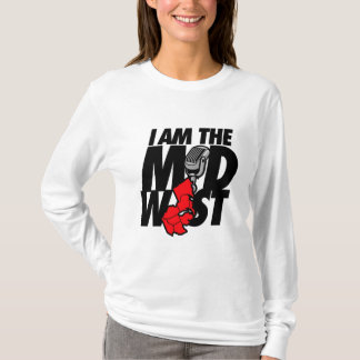 Red I Am the Midwest T-Shirt