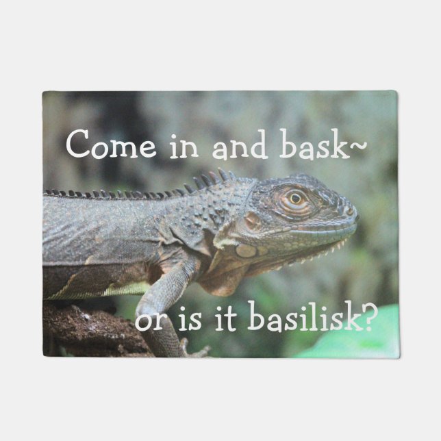 Red Iguana Doormat (Front)