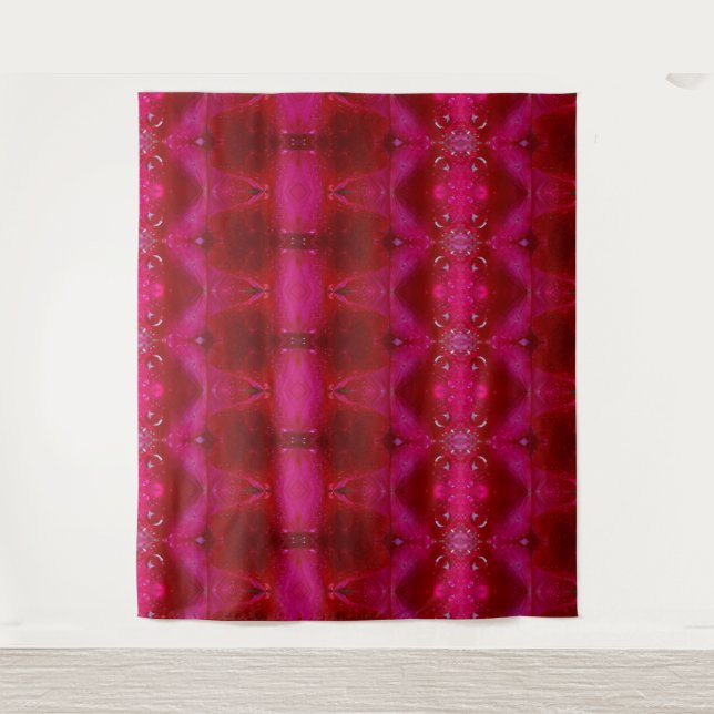 Red Ikat  Tapestry (Front)