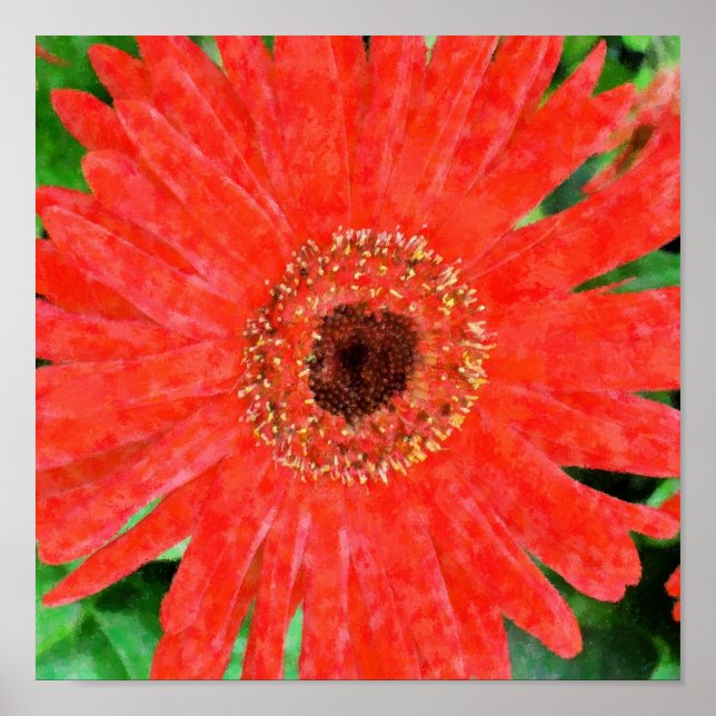 Red Impression Poster (Front)