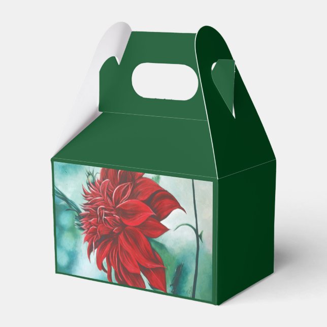 Red in Furry Favour Box (Back Side)