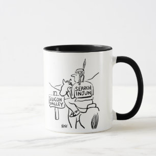 Red Indian on Horseback in Silicon Valley Mug