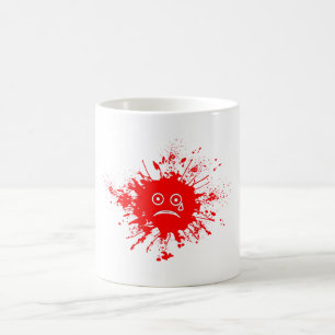 Red Ink Blotch Coffee Mug