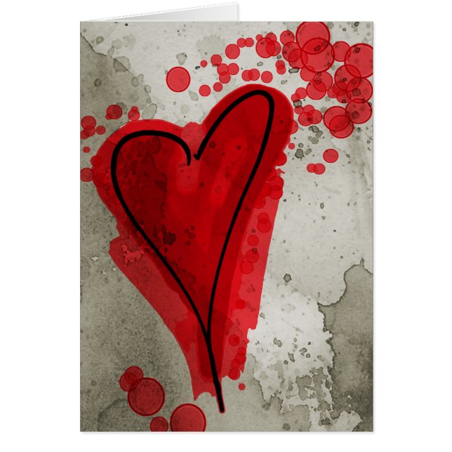 Red Inky Heart (Front)