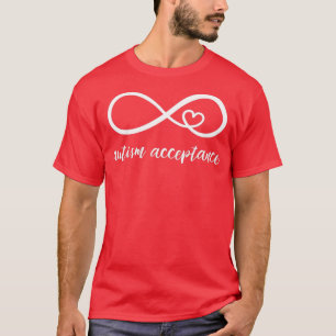 Red Instead Autism Autism Acceptance T-Shirt