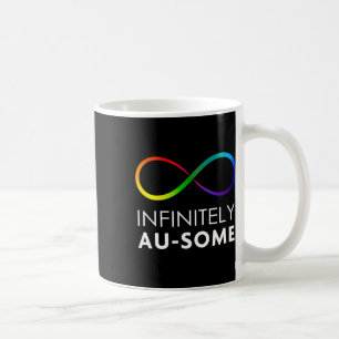 Red Instead Autism - Infinitely Au-some Infinity Coffee Mug