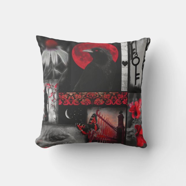 Red Intrigue Cushion (Front)