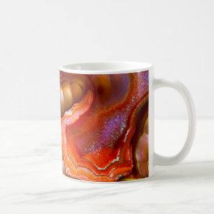 Red iridescent Fire Opal Coffee Mug