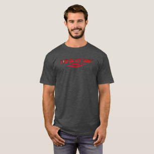 Red Is Not Quiet - Dark Aesthetic Emo Streetwear  T-Shirt