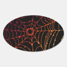 Red-ish gradient spider web