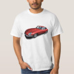 Red Jaguar XKE Vintage Sports Car T-Shirt<br><div class="desc">Red Jaguar XKE Vintage Sports Car T-Shirt</div>