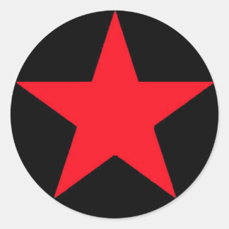 Red Jammer Star Sticker