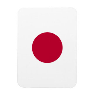 Red Japan Sun Magnet