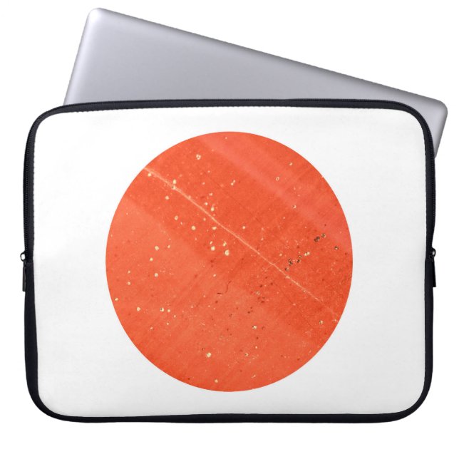 Red Jasper Jade Gemstone Computer Laptop Sleeve (Front)