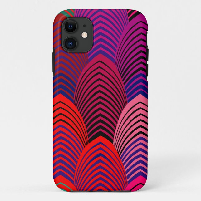 Red Jazz Arches Case-Mate iPhone Case (Back)